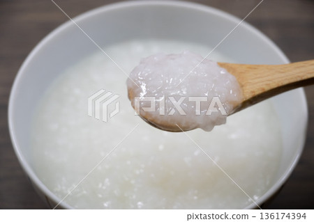 White porridge White porridge 136174394