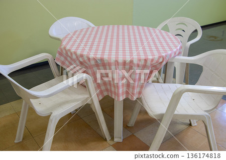 Desk and chair Desk and chair 136174818