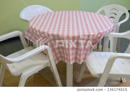 Desk and chair Desk and chair 136174819