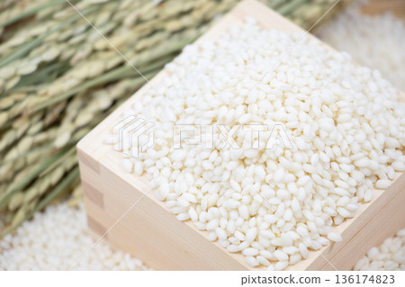 Glutinous rice Glutinous rice 136174823