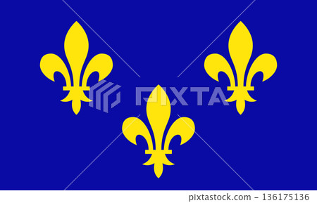 Ile-de-France - flag Ile-de-France - flag 136175136