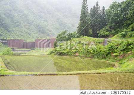 【豐澤埼埼大壩】雨中聳立的埼埼大壩 【豐澤埼埼大壩】雨中聳立的埼埼大壩 136175552