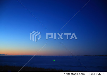 Sunrise seen from Notsuke Peninsula Sunrise seen from Notsuke Peninsula 136175618