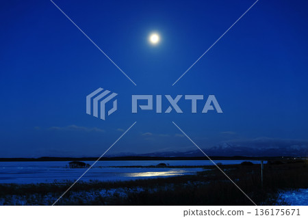 Moonlight and Notsuke Peninsula 136175671