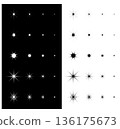 白色閃光特效套裝（星星和光暈） 136175673