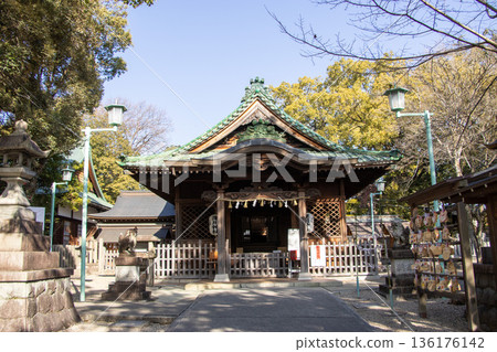 Fukagawa Shrine worship hall Fukagawa Shrine worship hall 136176142