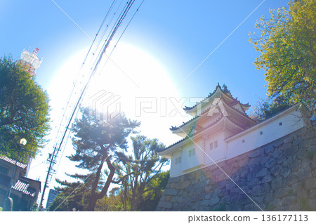 [Mie Prefecture] Ushitora Tower of Tsu Castle in Tsu City 136177113