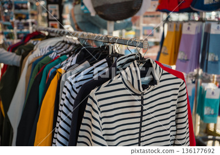 Classic Striped French T-Shirt on Display Classic Striped French T-Shirt on Display 136177692