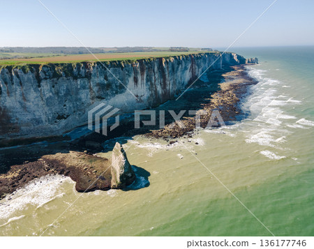 Cliffs and Waters of Etretat 136177746