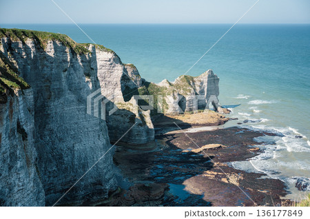 Cliffs and Waters of Etretat 136177849