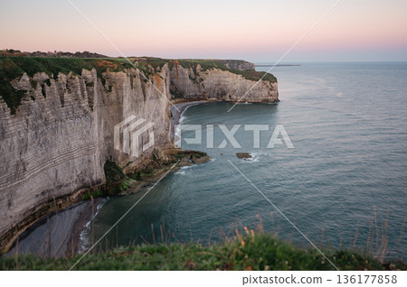 Cliffs and Waters of Etretat 136177858