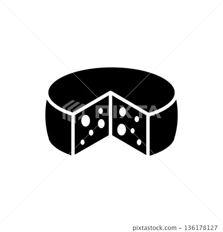 cheese icon vector design template in white background 136178127