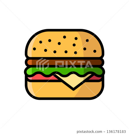 hamburger icon vector design template in white background hamburger icon vector design template in white background 136178183
