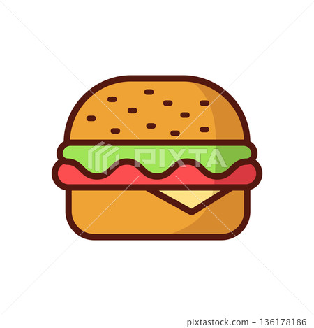 hamburger icon vector design template in white background hamburger icon vector design template in white background 136178186