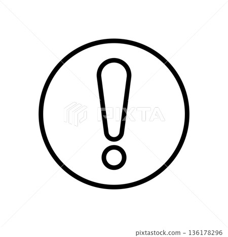 exclamation icon vector design template exclamation icon vector design template 136178296