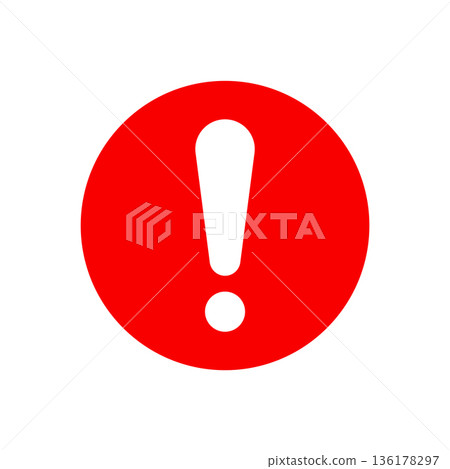 exclamation icon vector design template exclamation icon vector design template 136178297