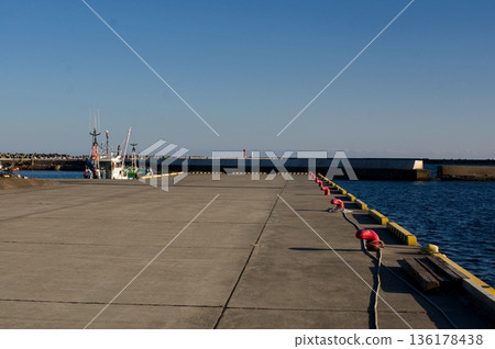 Fishing port pier 1 136178438