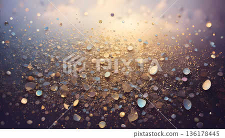 閃閃發光的珠子紋理 閃閃發光的珠子紋理 136178445