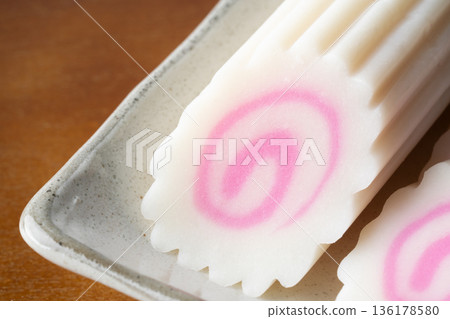 Close-up of naruto rolls on a plate Close-up of naruto rolls on a plate 136178580