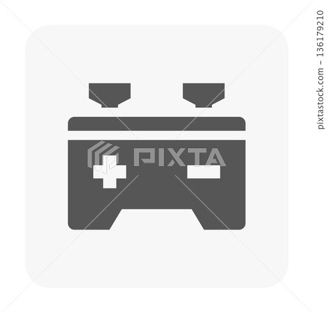 Car Battery Vector Icon Car Battery Vector Icon 136179210