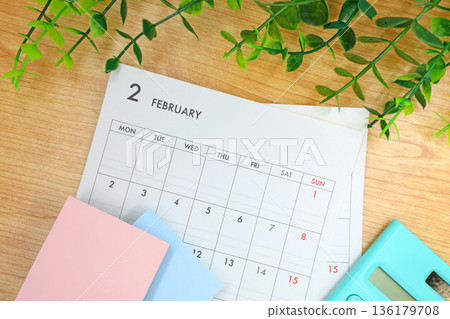 February Calendar 136179708