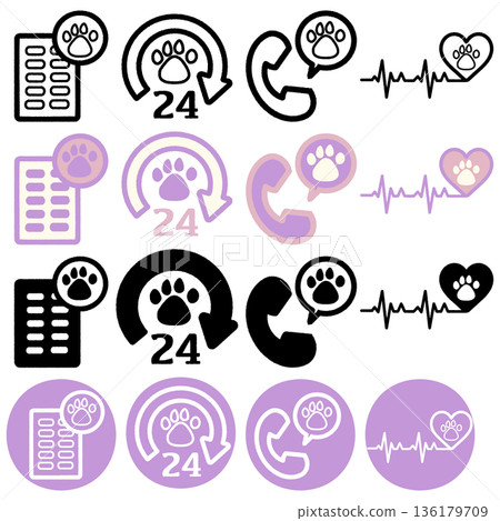 icon, icons, vector 136179709