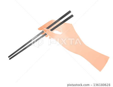 水彩插畫:一手拿著筷子-日本料理圖剪貼畫 水彩插畫:一手拿著筷子-日本料理圖剪貼畫 136180628