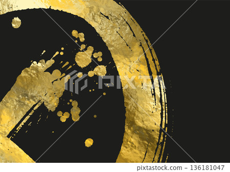 Vector Black and Gold Design. Luxury illustration. Vector Black and Gold Design. Luxury illustration. 136181047