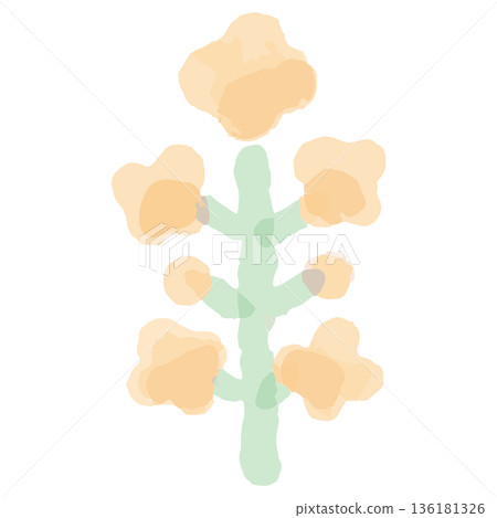 April's Easy Watercolor Illustration Series for Kindergartens and Nurseries | Rape Blossoms April's Easy Watercolor Illustration Series for Kindergartens and Nurseries | Rape Blossoms 136181326