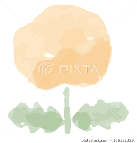 四月幼稚園與托兒所簡易水彩插畫系列 | 蒲公英 136181329