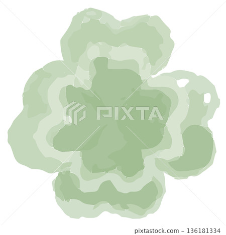 四月幼兒園和托兒所簡易水彩插畫系列 | 四葉草 136181334