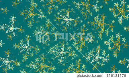 Golden Starlight On A Blue Background, A mesmerizing 3D render image of golden starlight shimmering on a deep blue background, perfect for luxury brand campaign or professional celestial documentary. Golden Starlight On A Blue Background, A mesmerizing 3D render image of golden starlight shimmering on a deep blue background, perfect for luxury brand campaign or professional celestial documentary. 136181376
