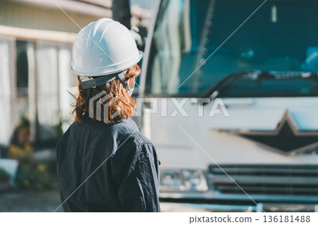 truck driver, automobile mechanic, person 136181488