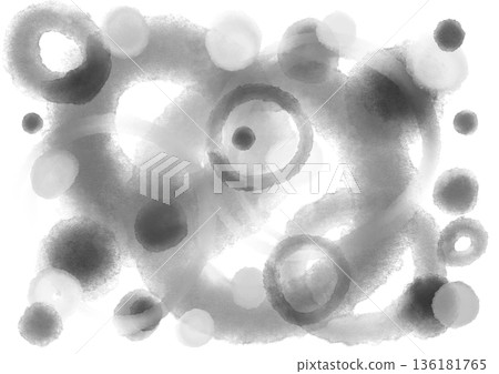黑色墨水淺色圓圈背景材質幾何圖案 136181765