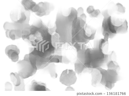 Background illustration of white bubbles floating on a black background 136181766