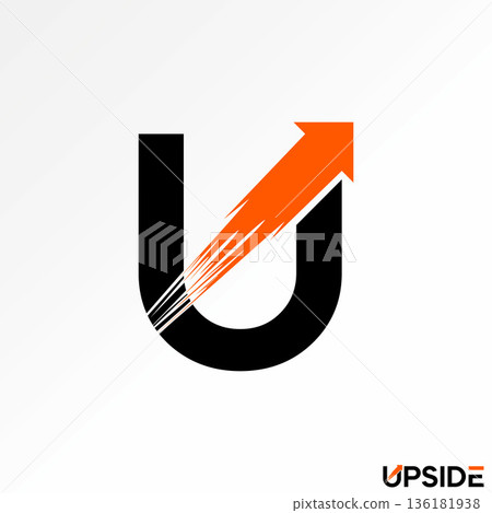 Initial U font with upside arrow fast speed scratches boost motion next right logo design graphic concept creative premium vector stock image top sell Initial U font with upside arrow fast speed scratches boost motion next right logo design graphic concept creative premium vector stock image top sell 136181938
