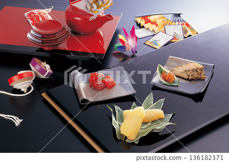 New Year's feast 136182371