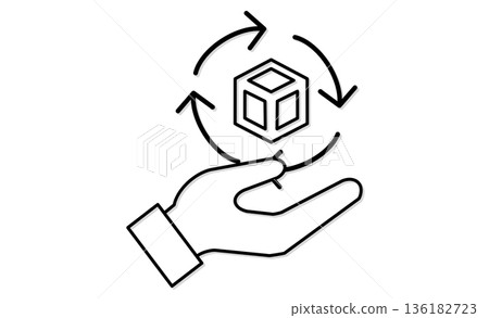 Conceptual diagram of "modular design" and repair to support a circular economy Conceptual diagram of "modular design" and repair to support a circular economy 136182723