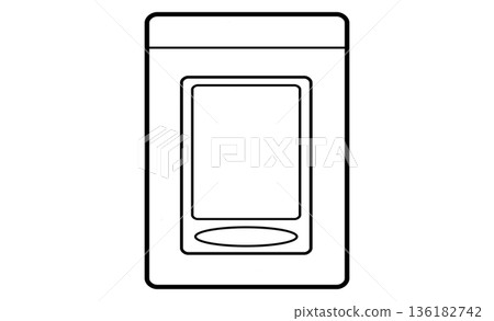 A minimalist pictogram of a "trading card" that symbolizes the collection A minimalist pictogram of a "trading card" that symbolizes the collection 136182742