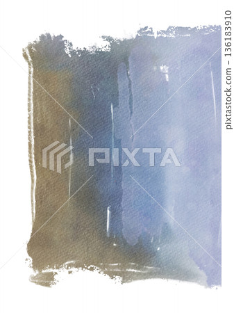 Soft Blue Gray Watercolor Abstract Wash Vector 136183910