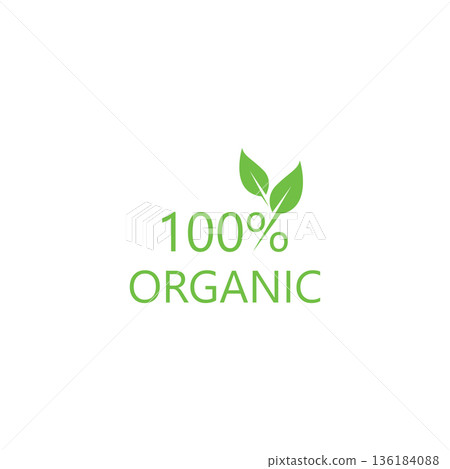 100 percent natural product label with green leaves set 100%25 natural and organic product vector icon circle sign. healthy food emblem. organic food badge 100 percent natural product label with green leaves set 100%25 natural and organic product vector icon circle sign. healthy food emblem. organic food badge 136184088