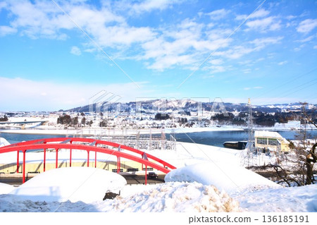 冬季的JR東日本大千屋信濃川發電廠 冬季的JR東日本大千屋信濃川發電廠 136185191