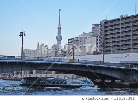Distant view of the Sky Tree 136185391