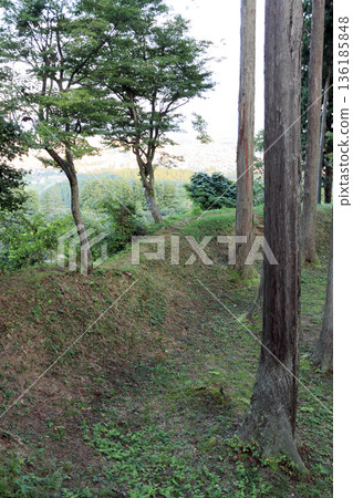 春日山城遺址的土方工程 春日山城遺址的土方工程 136185848
