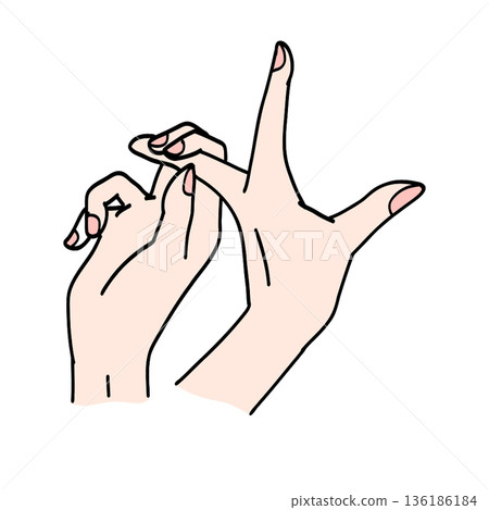 Finger stretch Finger stretch 136186184