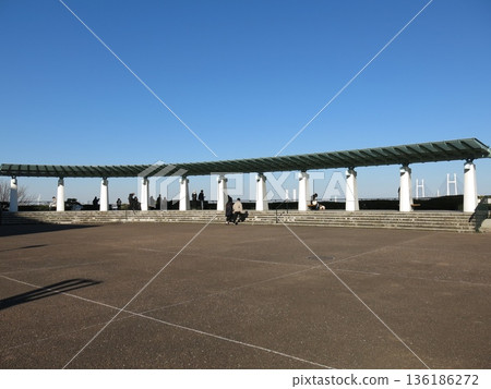 橫濱市中區港之三丘公園的展望台 136186272