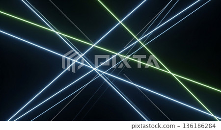 Abstract digital background with intersecting light lines 136186284
