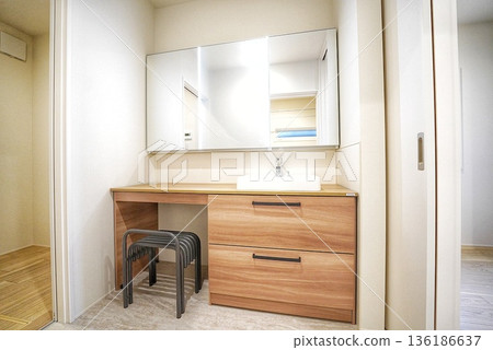 時尚的洗臉盆 時尚的洗臉盆 136186637