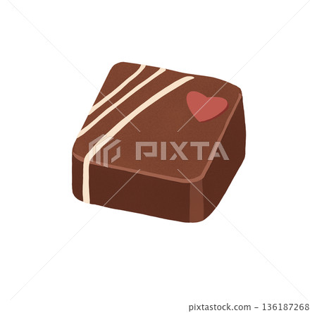 手繪的精美、裝飾性強且心形的圖案 手繪的精美、裝飾性強且心形的圖案 136187268