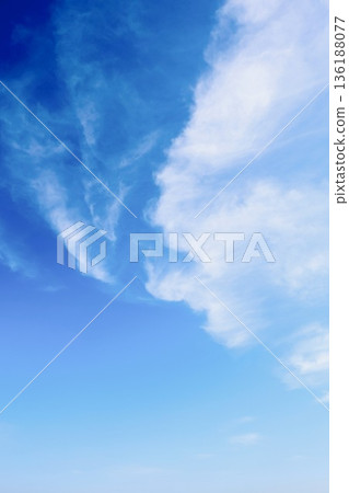 Clouds floating in the blue sky 136188077